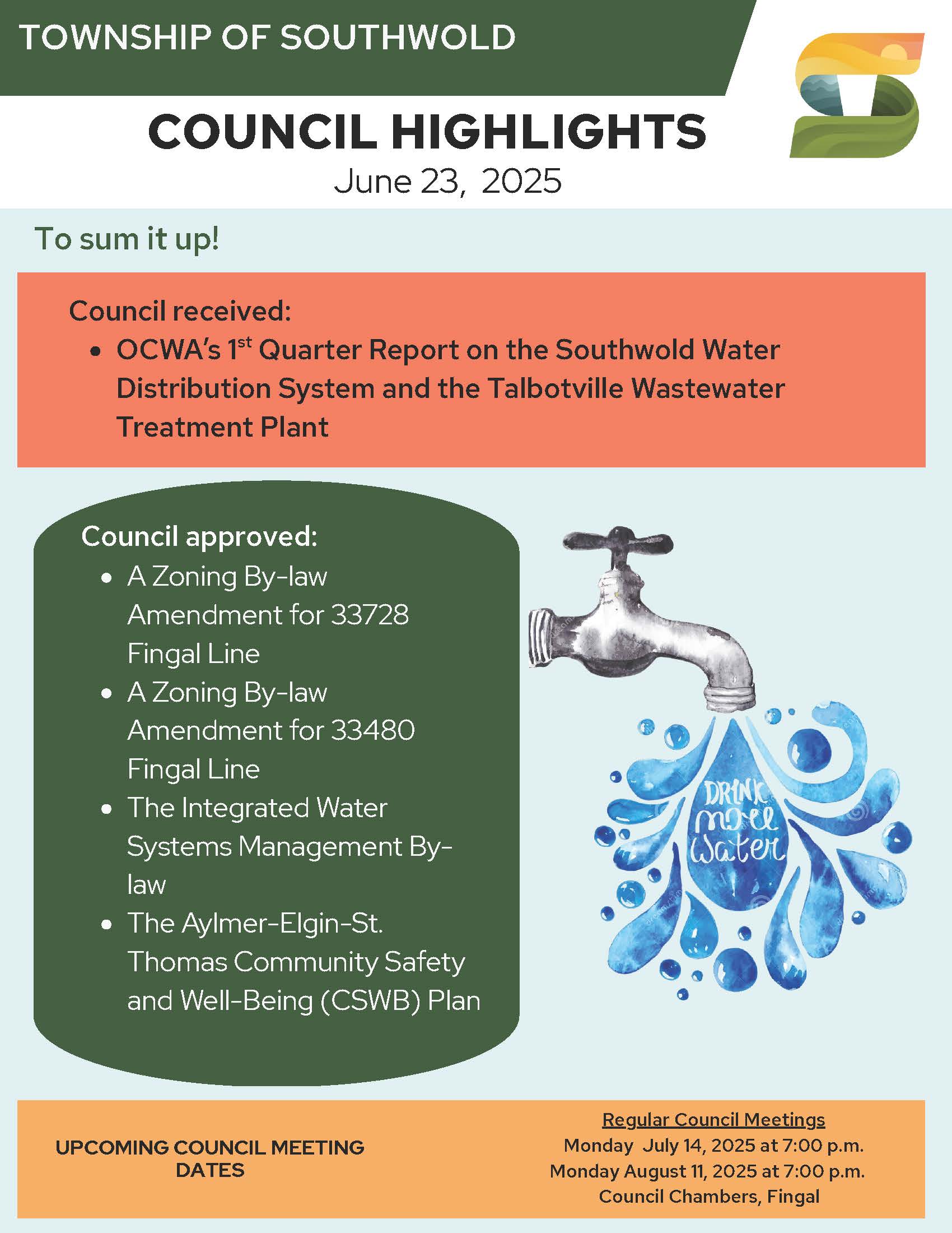 Council Highlights - June 23, 2025