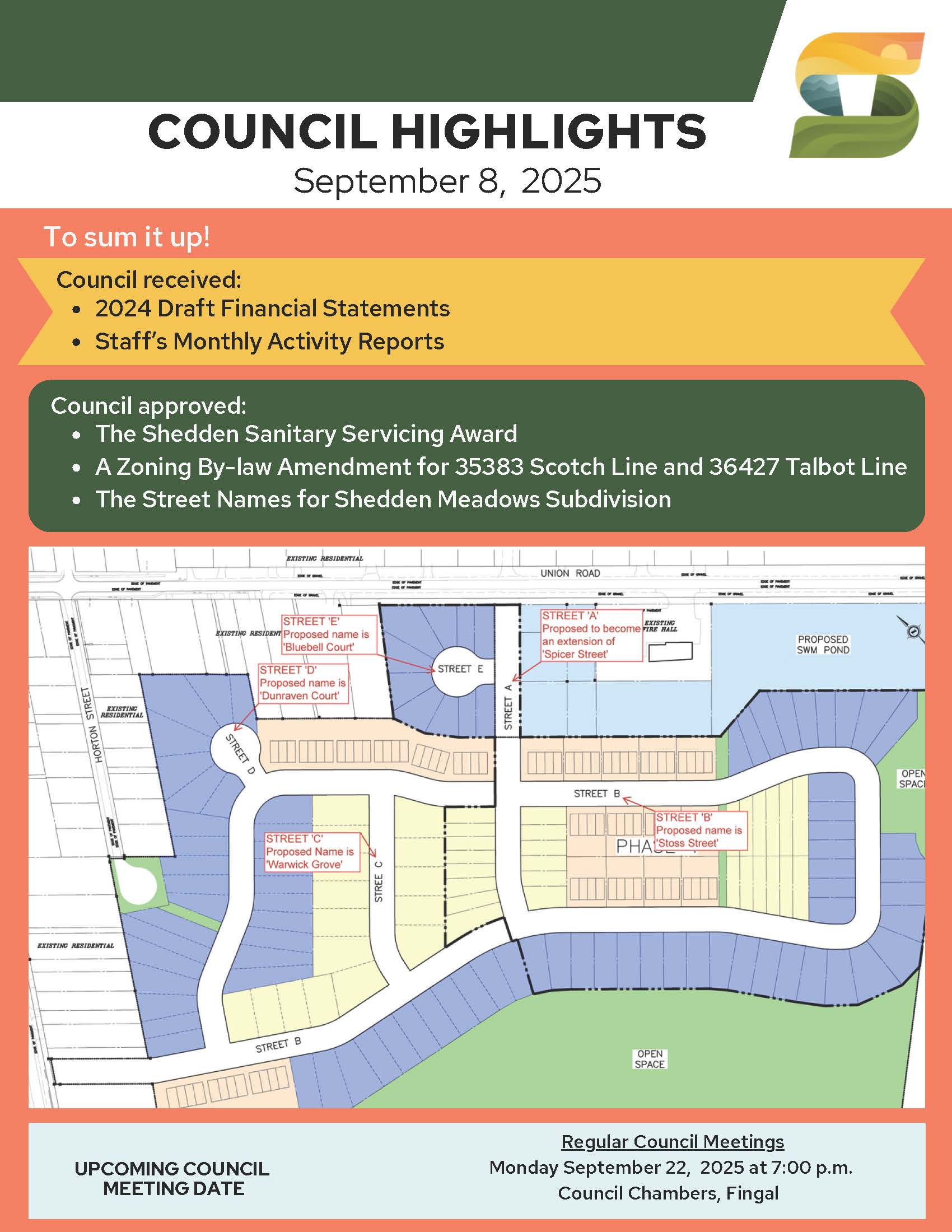 Council Highlights - September 8 2025